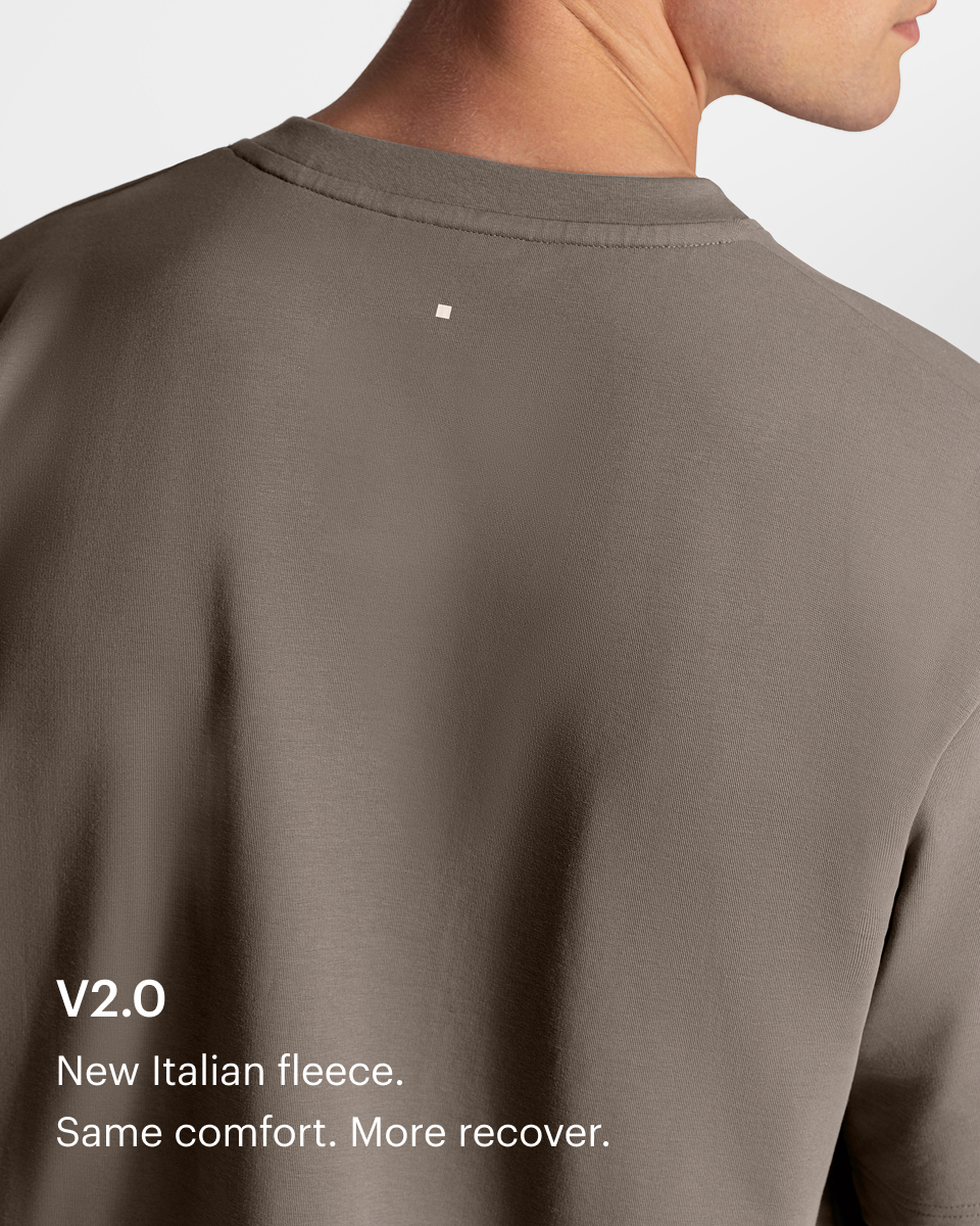 TS 01 Essence Oversized Heavyweight Desert Taupe 2.0 – t-shirt in taupe stretch cotton, photo 7