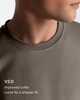 TS 01 Essence Regular Heavyweight Desert Taupe 2.0 – t-shirt in taupe stretch cotton, photo 4