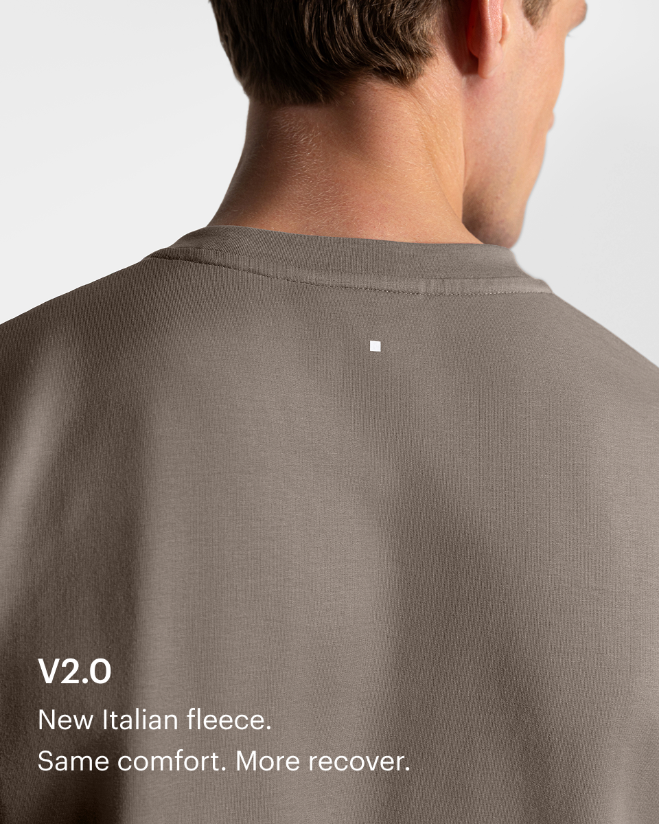 TS 01 Essence Regular Heavyweight Desert Taupe 2.0 – t-shirt in taupe stretch cotton, photo 5