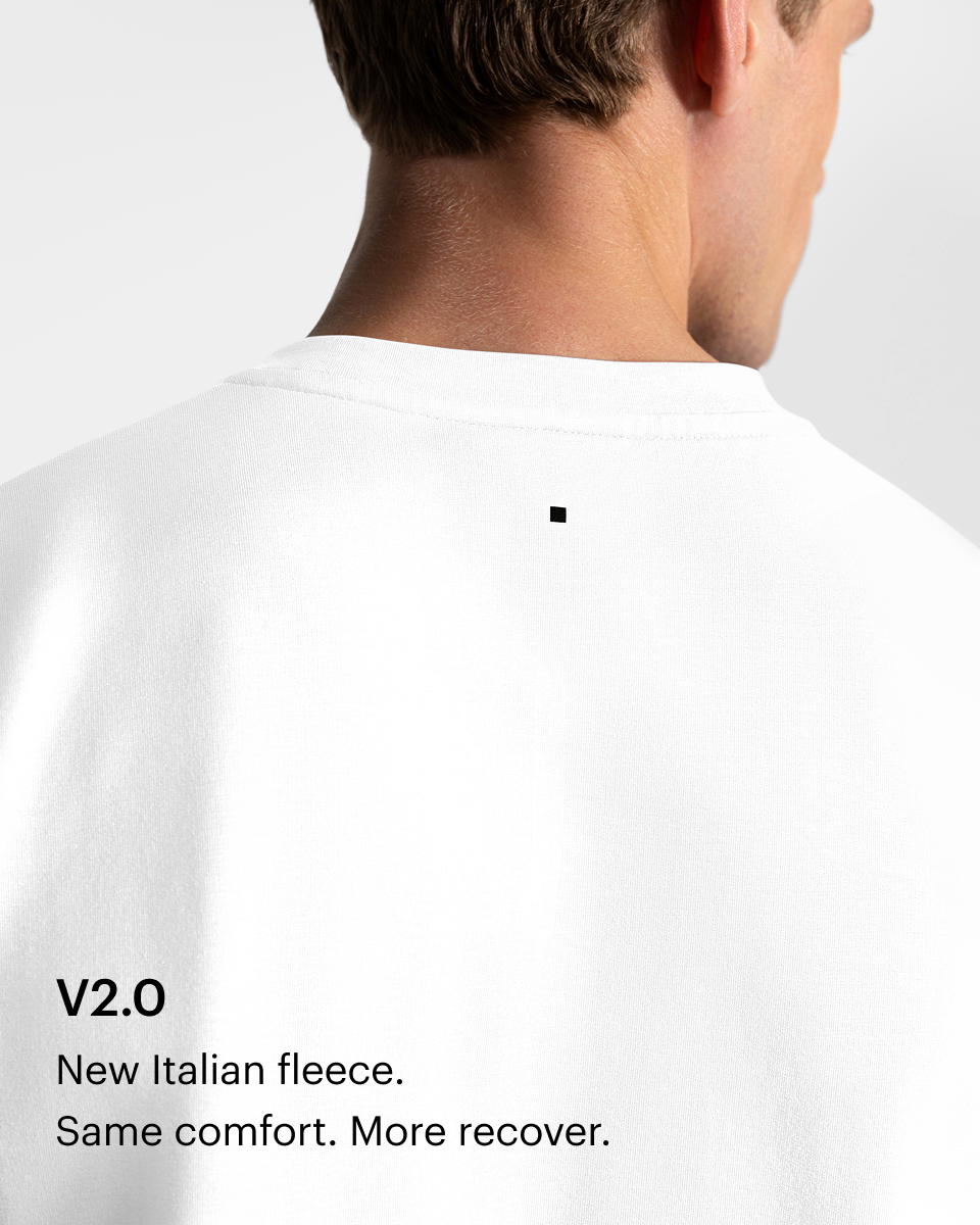 TS 01 Essence Regular Heavyweight White 2.0 – t-shirt in white stretch cotton, photo 8