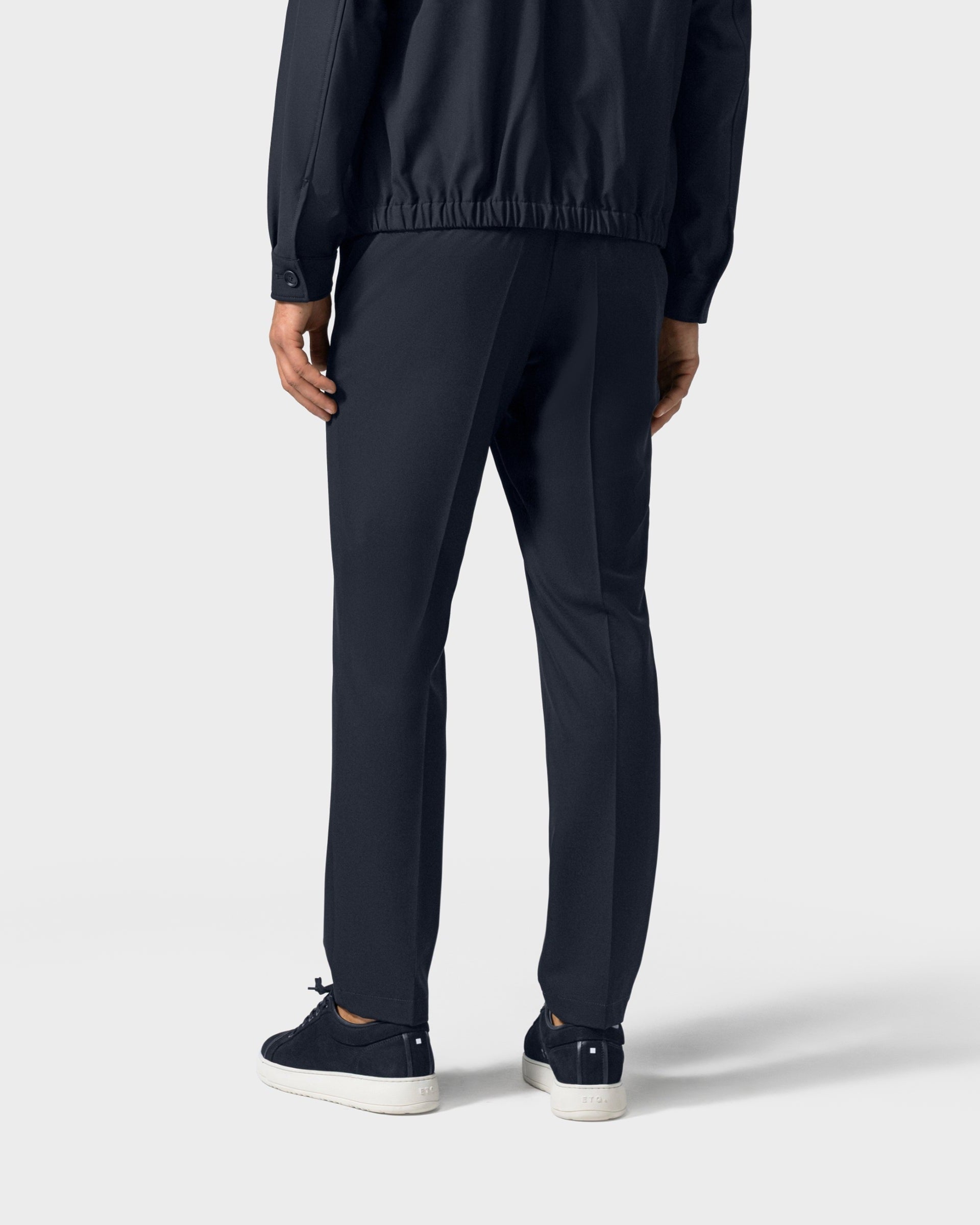 TP 02 Essence Blueberry – travel trousers in blue Traveller Weave, photo 3
