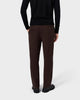 TP 05 Pleated Wide Chocolate – pantalon à pinces marron en Technical Drape Weave, photo 3