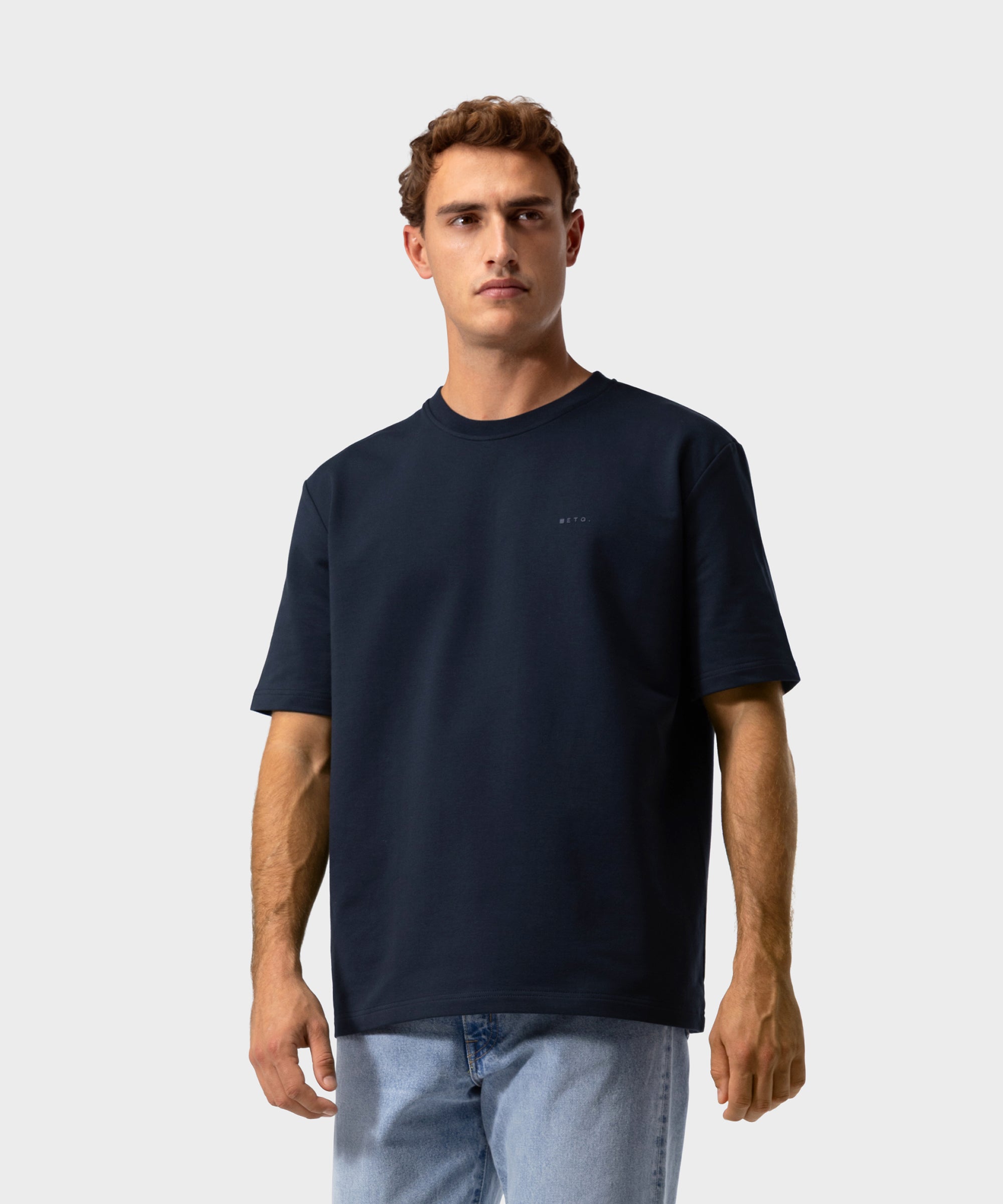 TS 02 Marked Oversized Heavyweight Blueberry