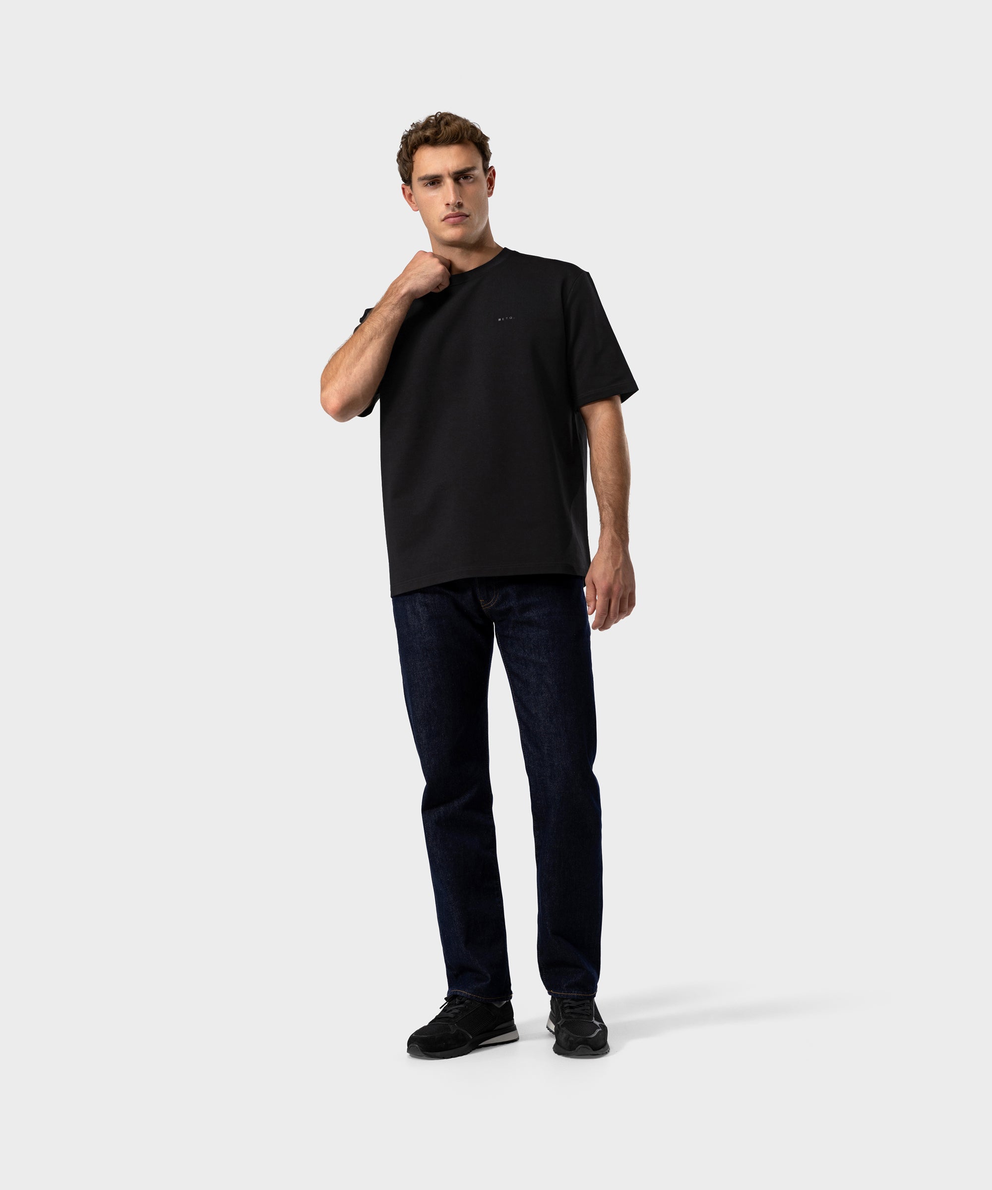 TS 02 Marked Oversized Heavyweight Black