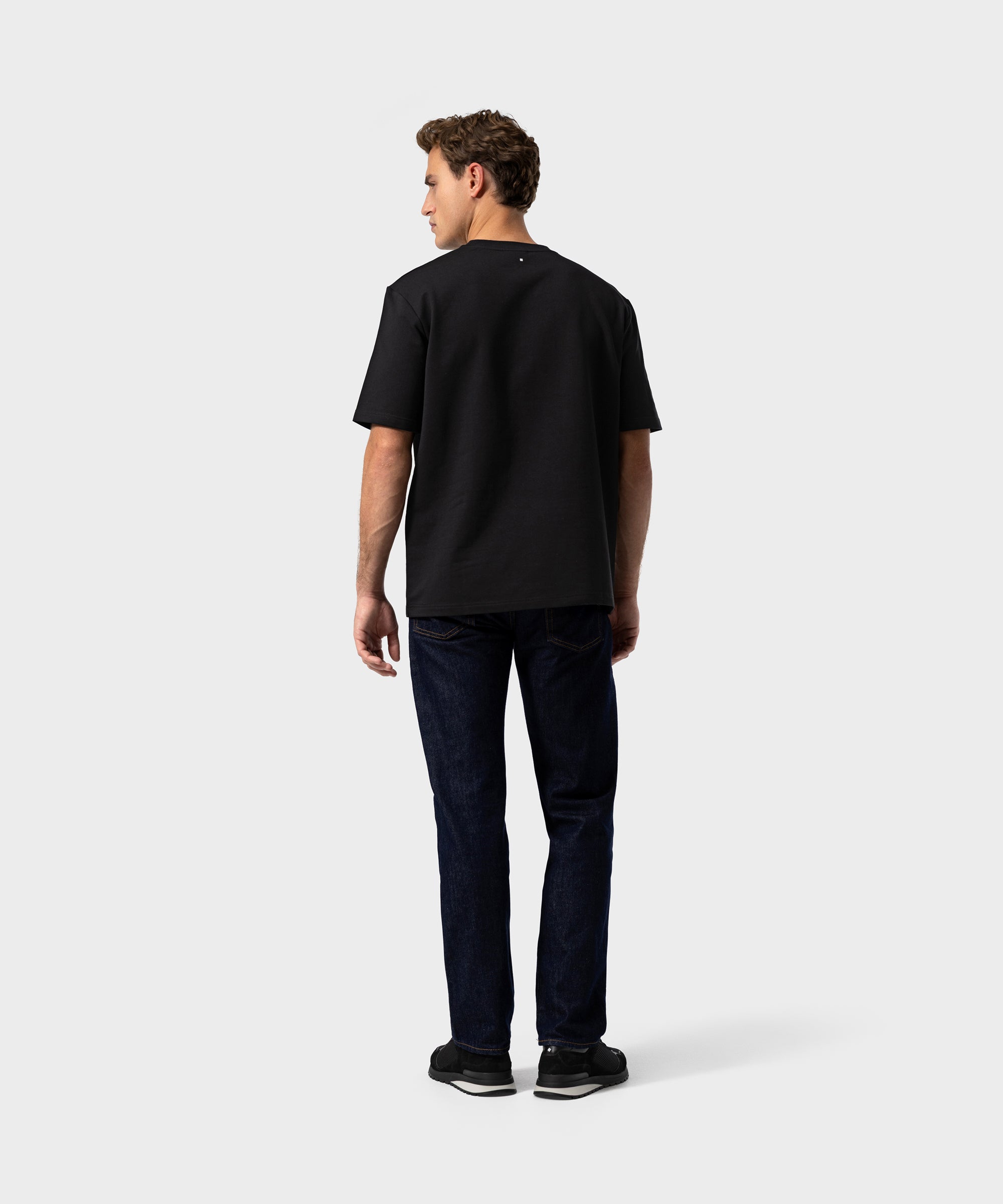 TS 02 Marked Oversized Heavyweight Black