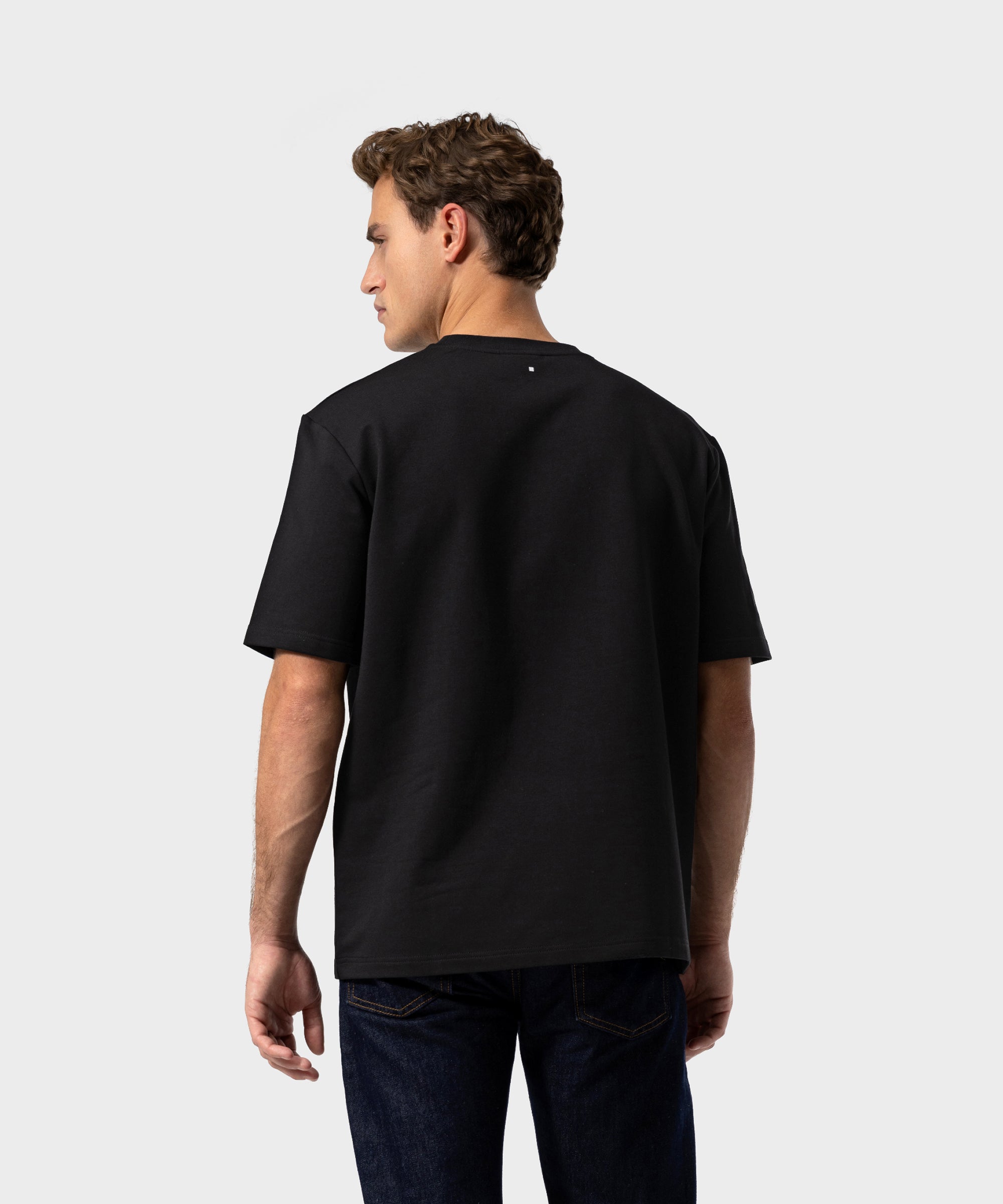 TS 02 Marked Oversized Heavyweight Black