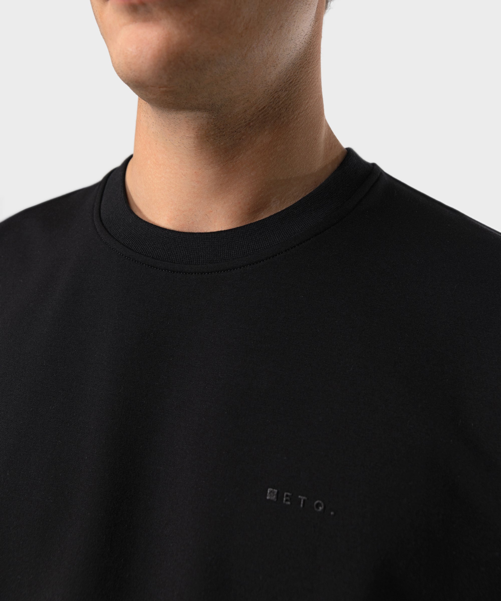 TS 02 Marked Oversized Heavyweight Black