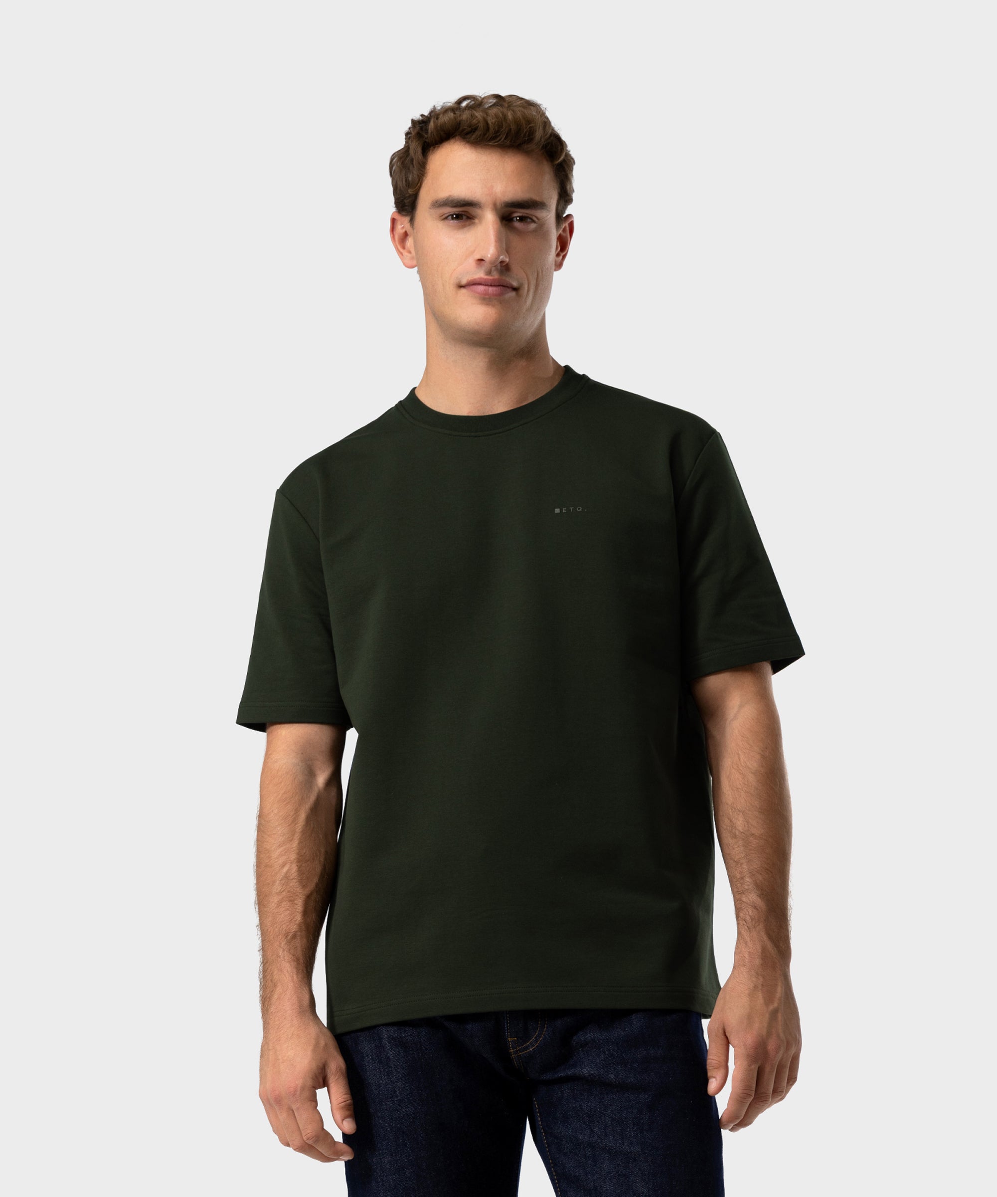TS 02 Marked Oversized Heavyweight Forest Green