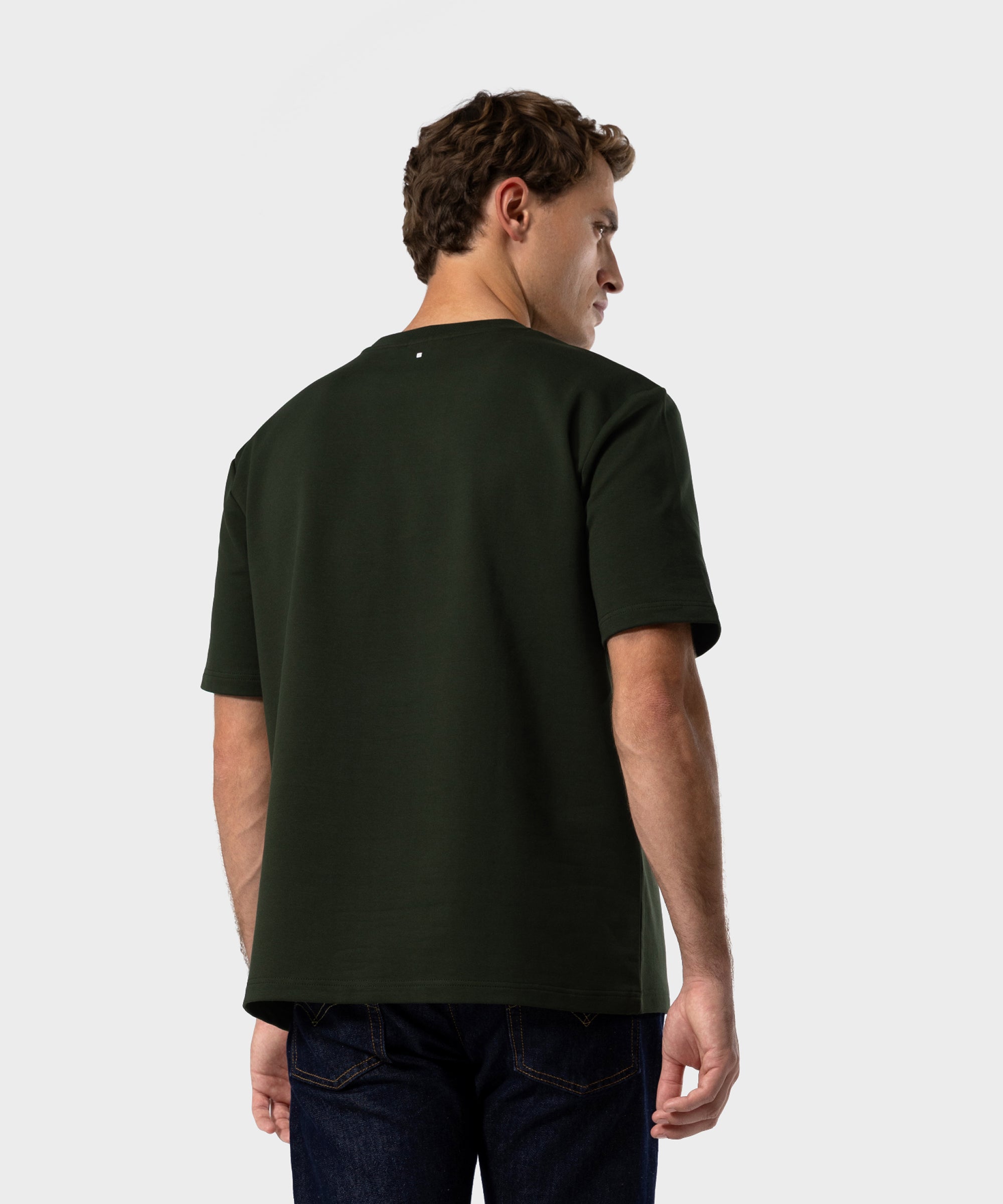 TS 02 Marked Oversized Heavyweight Forest Green