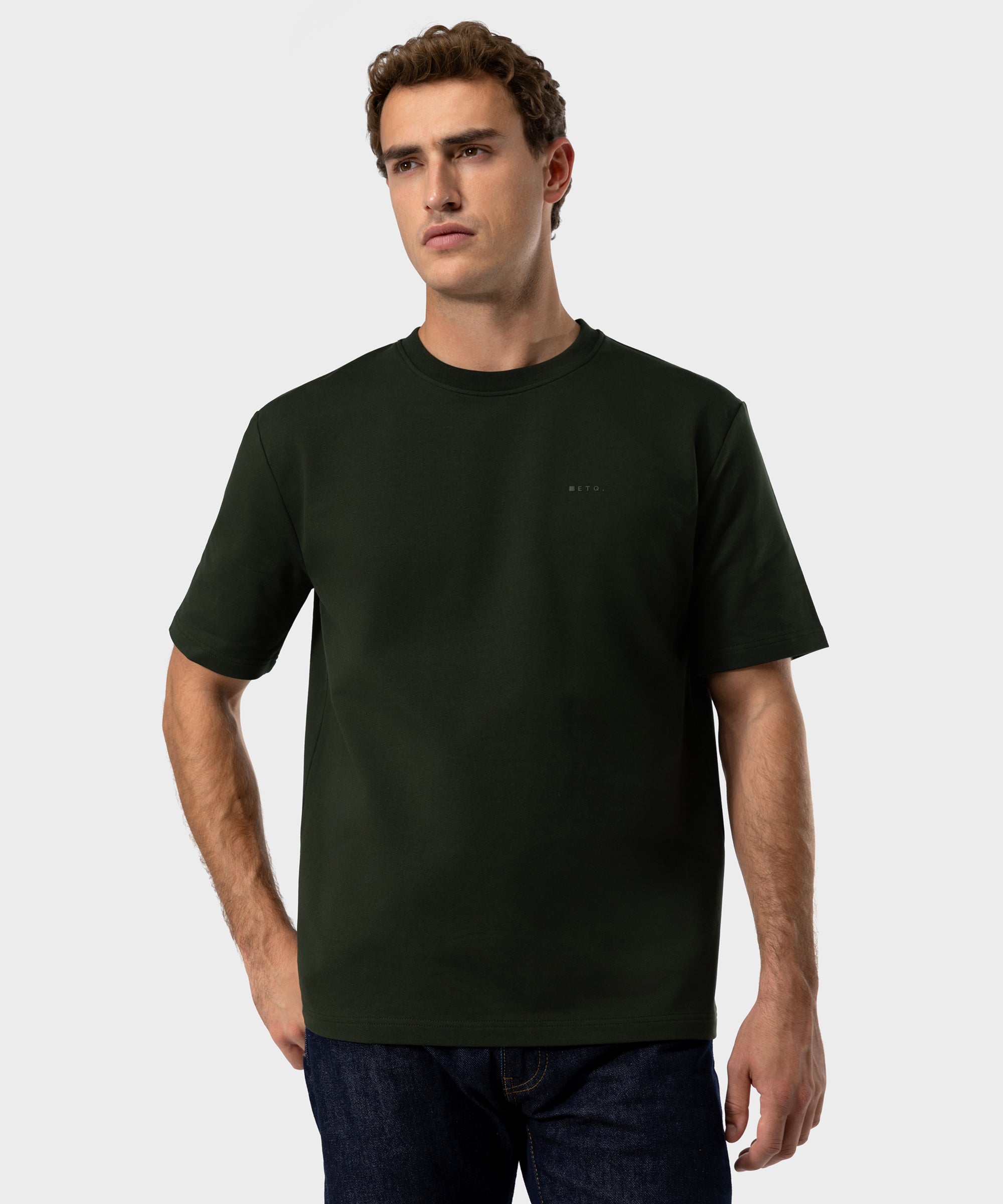 TS 02 Marked Oversized Heavyweight Forest Green
