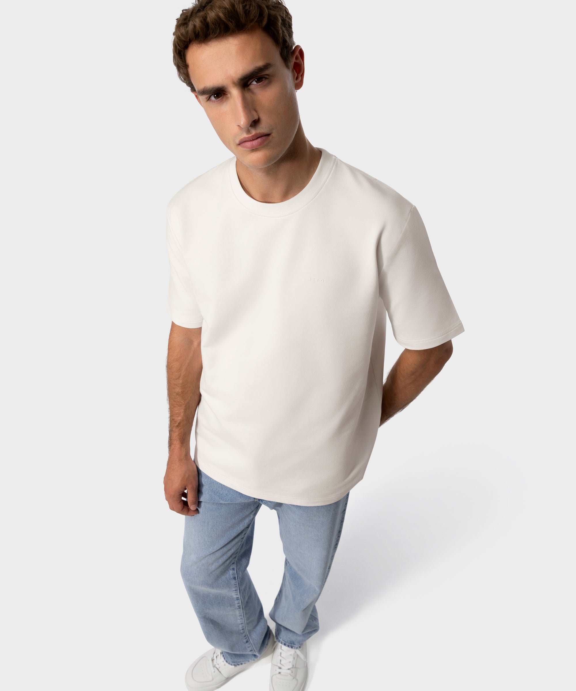 TS 02 Marked Oversized Heavyweight Off White