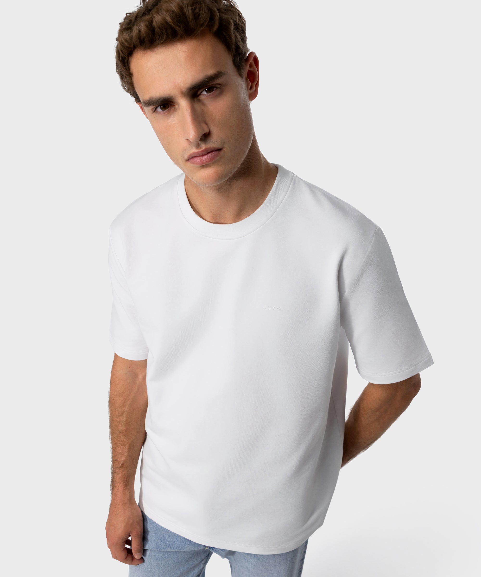 TS 02 Marked Oversized Heavyweight White