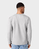 TS 03 Essence Long Sleeve Cement Grey 2.0 – long sleeve t-shirt in grey stretch cotton, photo 3