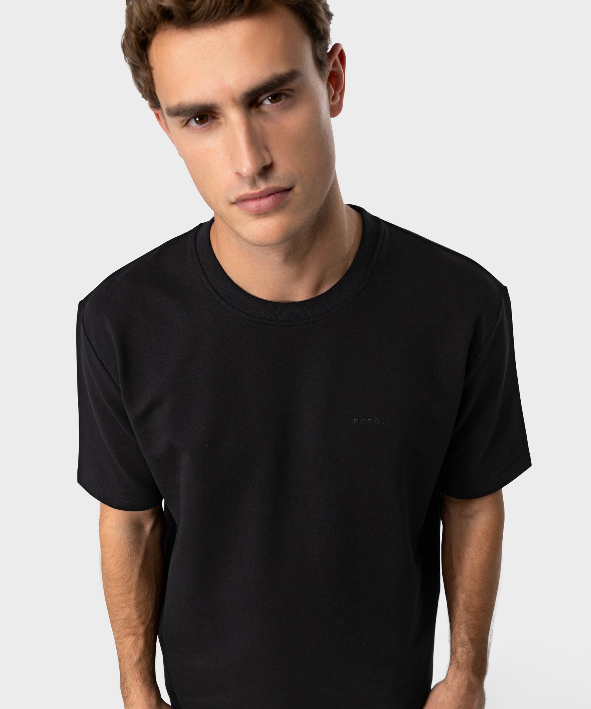 TS 02 Marked Oversized Heavyweight Black