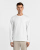 TS 03 Essence Long Sleeve White – long sleeve t-shirt in white cotton fleece, photo 2