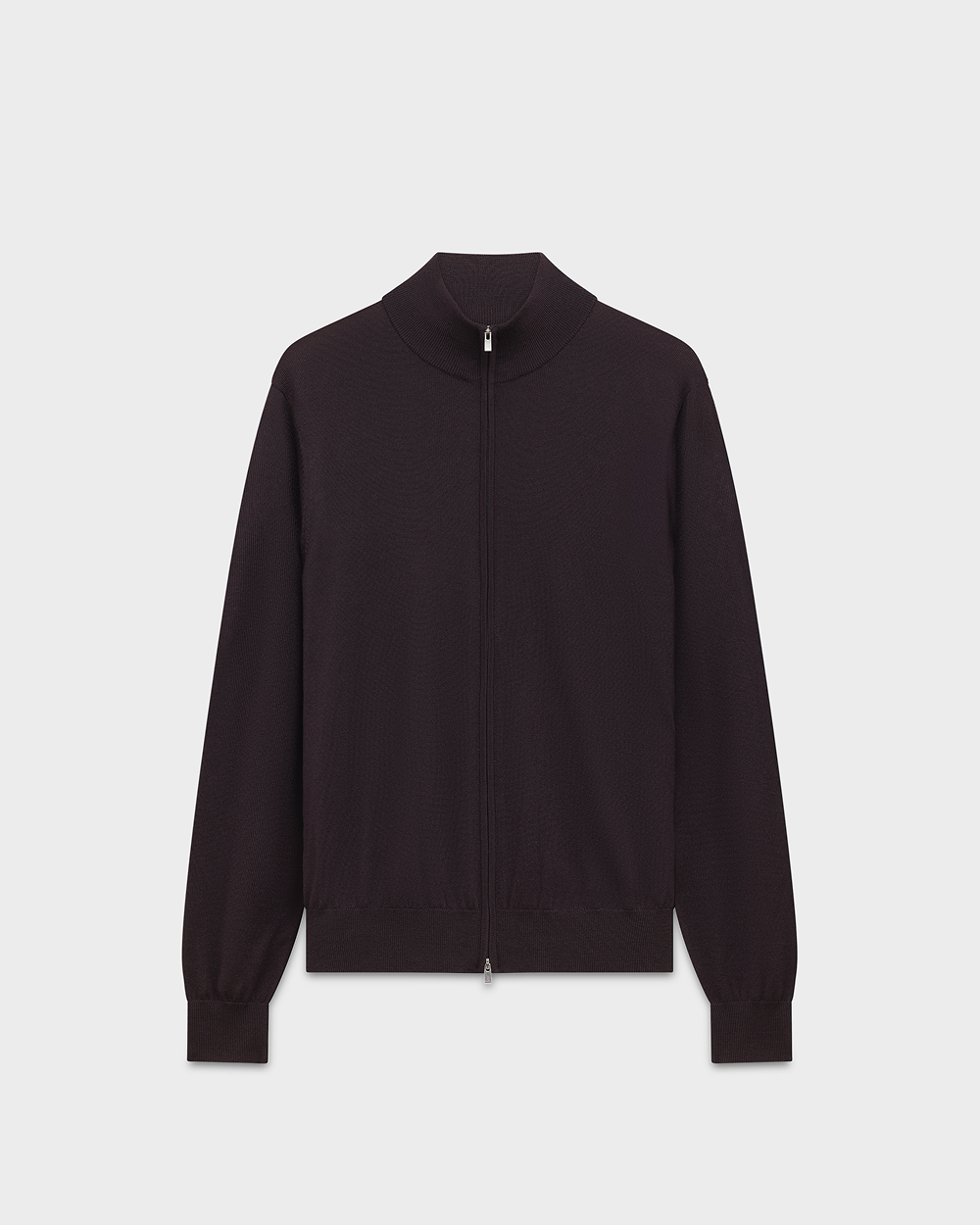 ZS 04 Tailored Cardigan Dark Fig