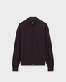 ZS 04 Tailored Cardigan Dark Fig