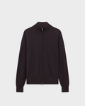 ZS 04 Tailored Cardigan Dark Fig