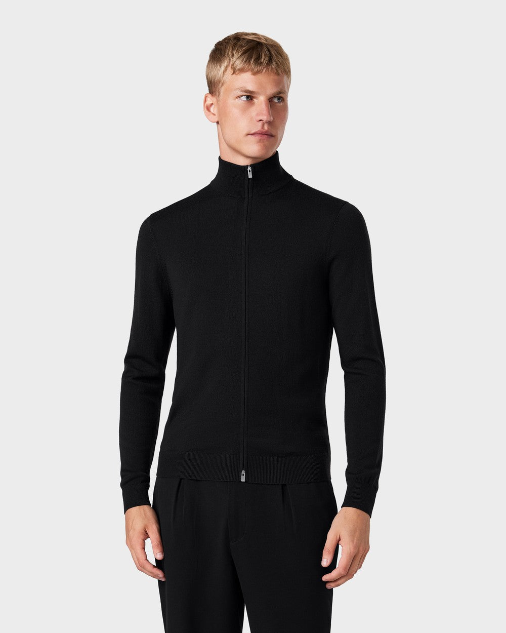 ZS 04 Tailored Cardigan Black
