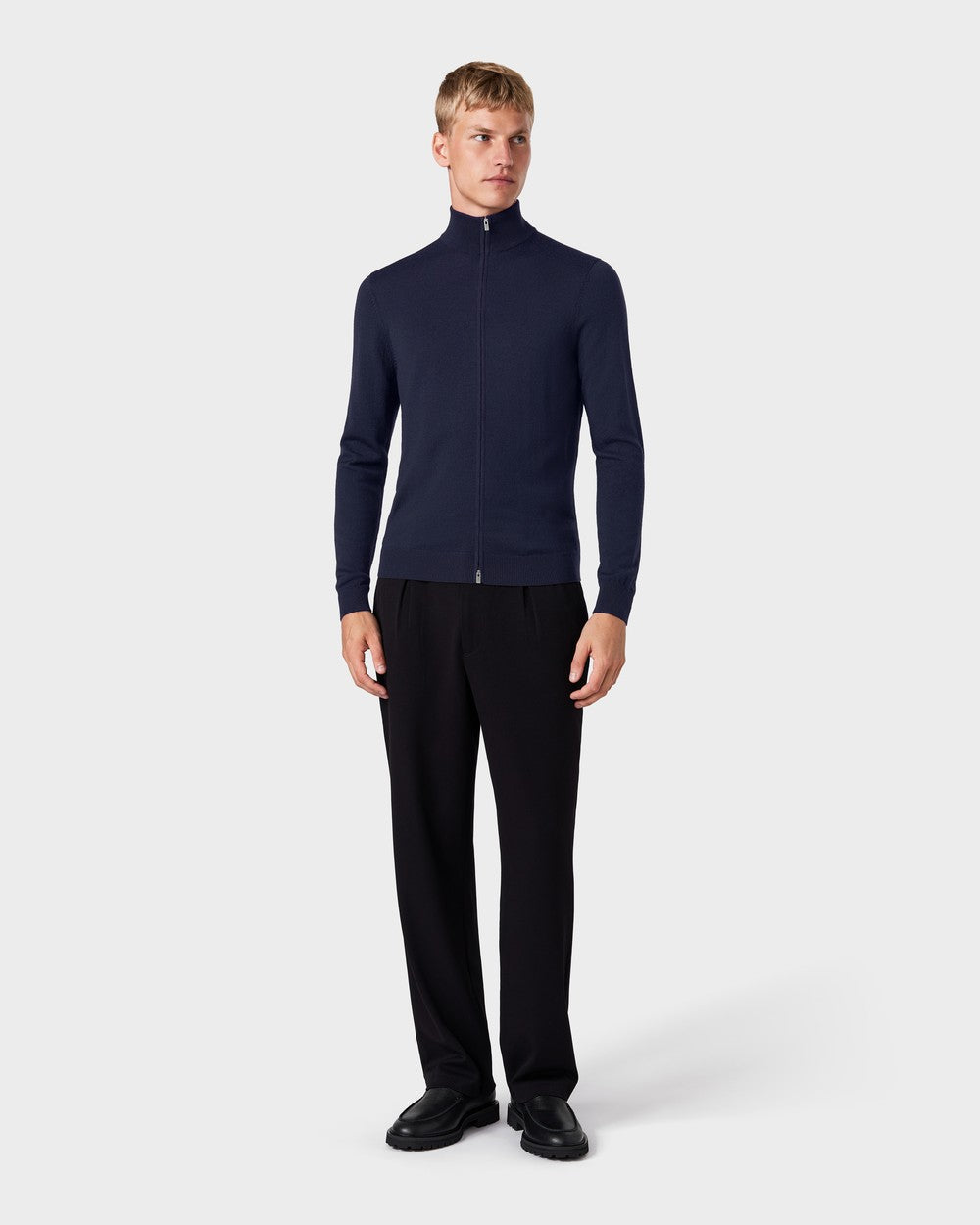 ZS 04 Tailored Cardigan Blueberry