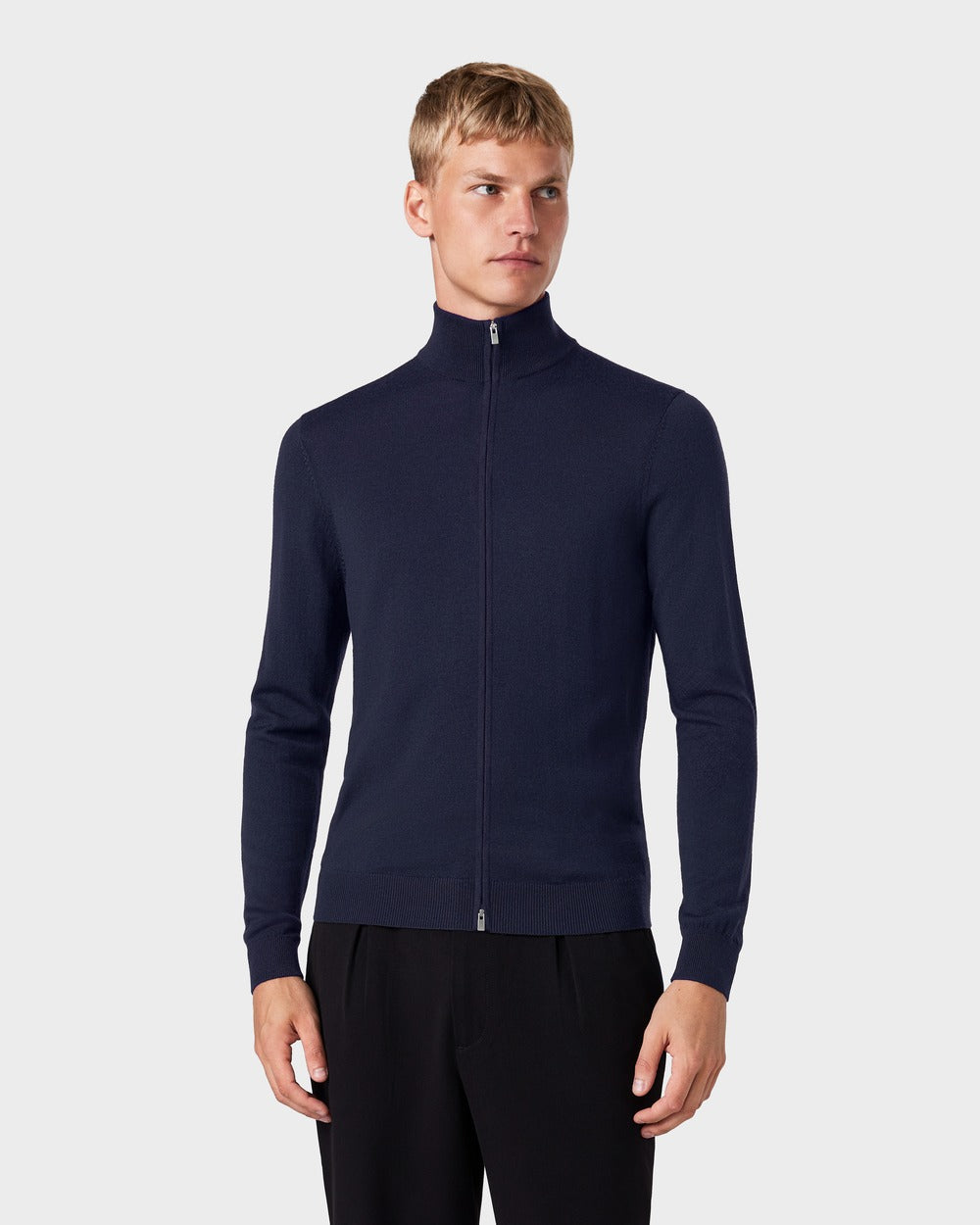 ZS 04 Tailored Cardigan Blueberry
