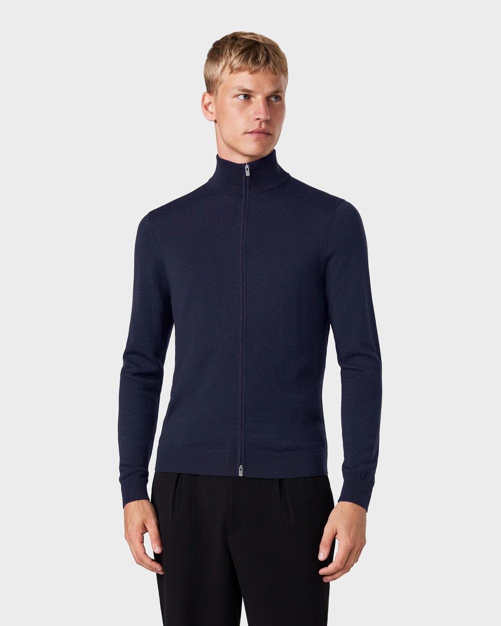ZS 04 Tailored Cardigan Blueberry