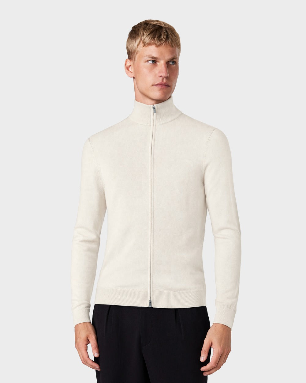 ZS 04 Tailored Cardigan Off White