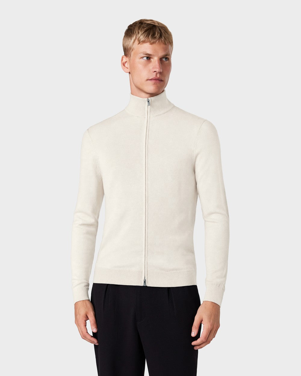 ZS 04 Tailored Cardigan Off White