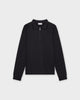 SW 02 Essence Half Zip Black – half zip sweatshirt in black cotton fleece