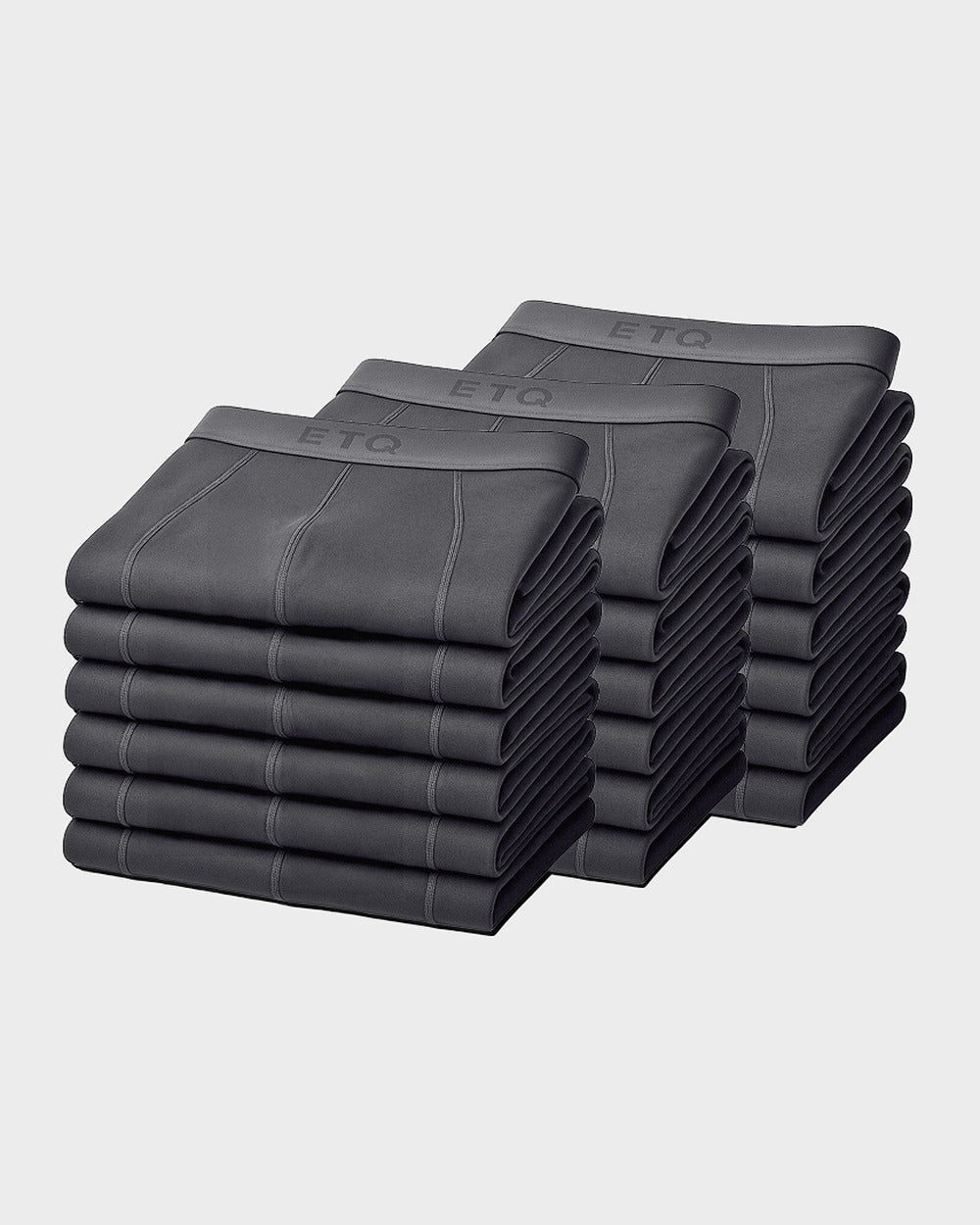 Boxer Shorts 18-Pack Anthracite – boxer briefs in grey bamboo