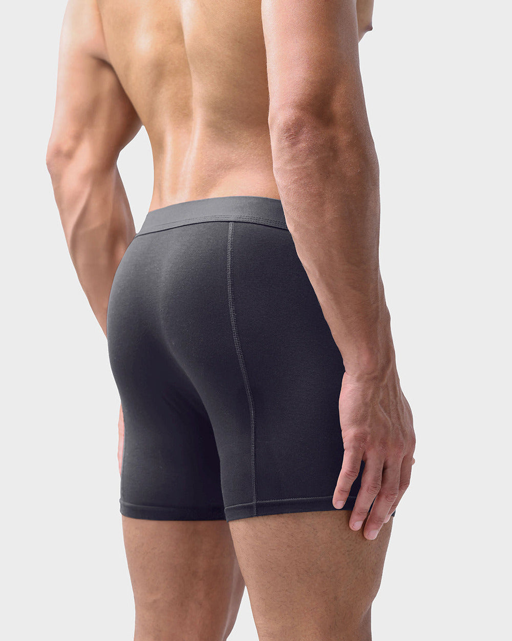 Boxer Shorts Anthracite – boxer briefs in grey bamboo