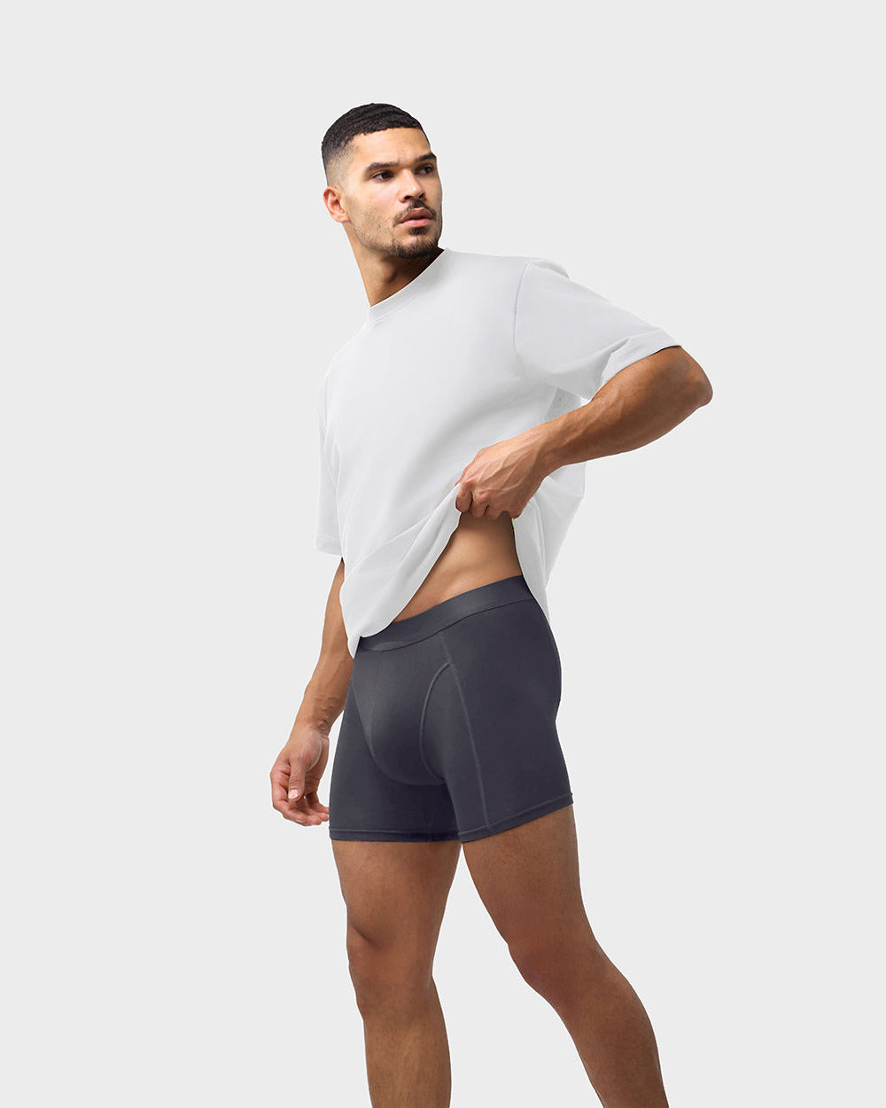 Boxer Shorts Anthracite – boxer briefs in grey bamboo