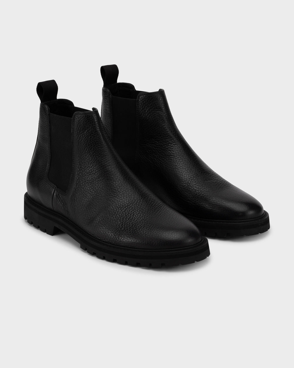 CB 01 Rugged All Black – Chelsea boots in black full grain leather, photo 6