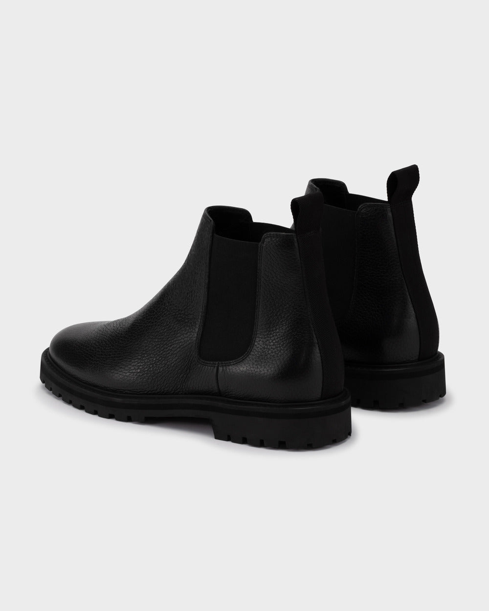 CB 01 Rugged All Black – Chelsea boots in black full grain leather, photo 10