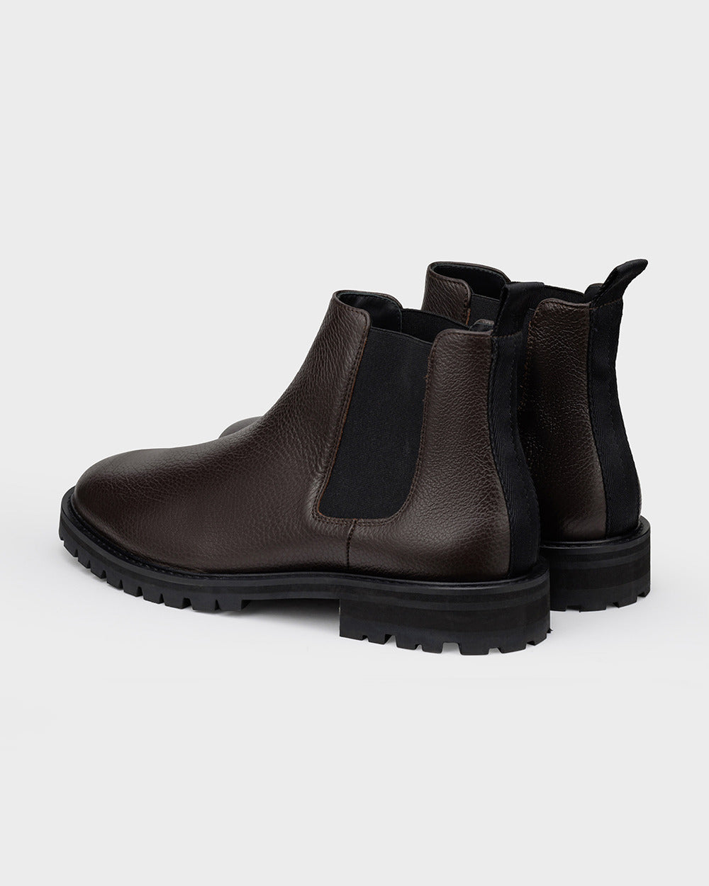 CB 01 Rugged Chocolate – Chelsea boots in brown full grain leather, photo 6