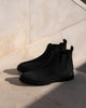 CB 01 Rugged Suede All Black – Chelsea boots in black suede, photo 3