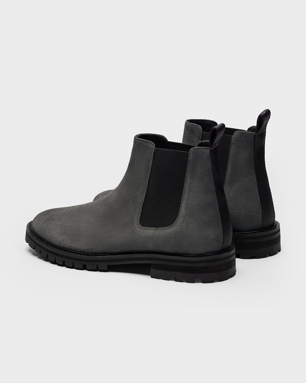 CB 01 Rugged Suede Anthracite – Chelsea boots in grey suede, photo 5
