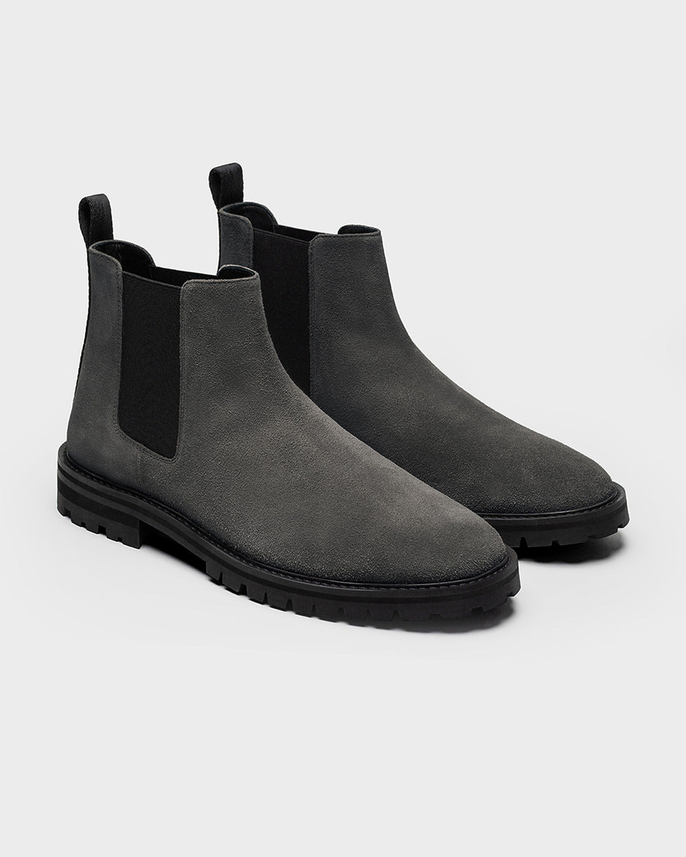 CB 01 Rugged Suede Anthracite – Chelsea boots in grey suede, photo 6