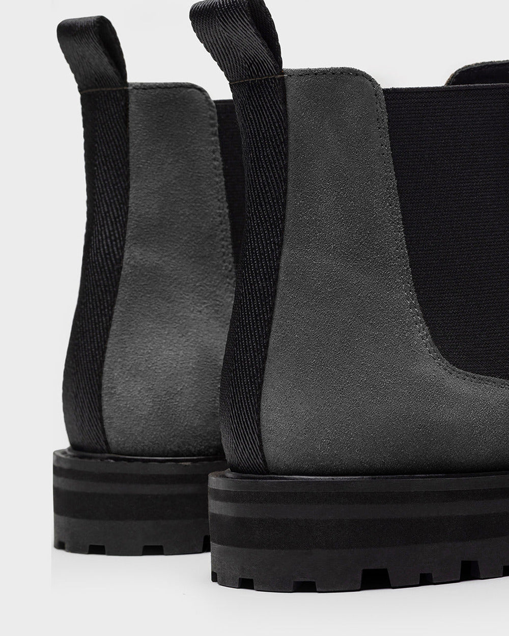 CB 01 Rugged Suede Anthracite – Chelsea boots in grey suede, photo 7