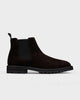 CB 01 Rugged Suede Chocolate – Chelsea boots in brown suede