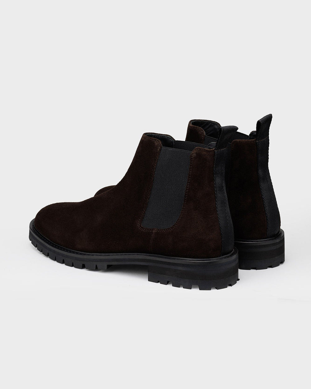 CB 01 Rugged Suede Chocolate – Chelsea boots in brown suede, photo 9