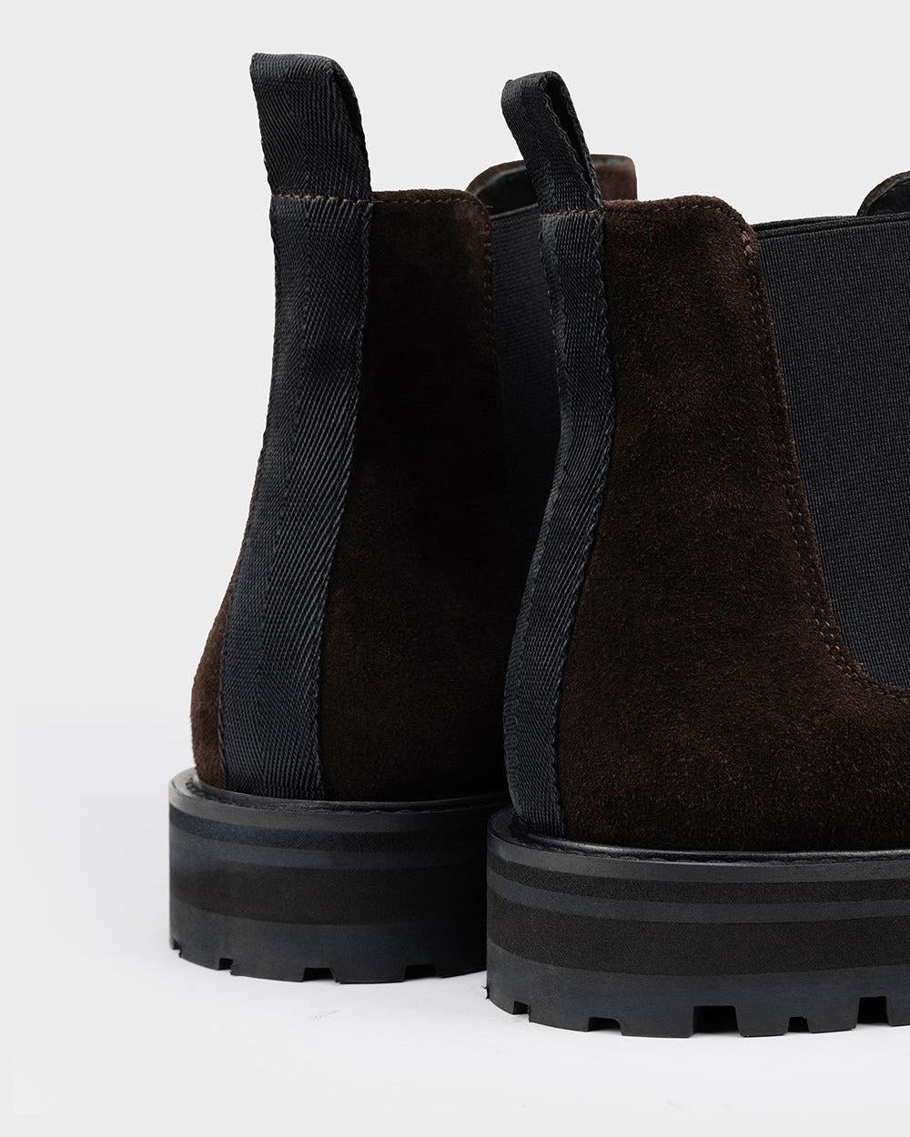 CB 01 Rugged Suede Chocolate – Chelsea boots in brown suede, photo 10