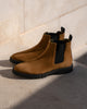 CB 01 Rugged Suede Cognac – Chelsea boots in brown suede, photo 3