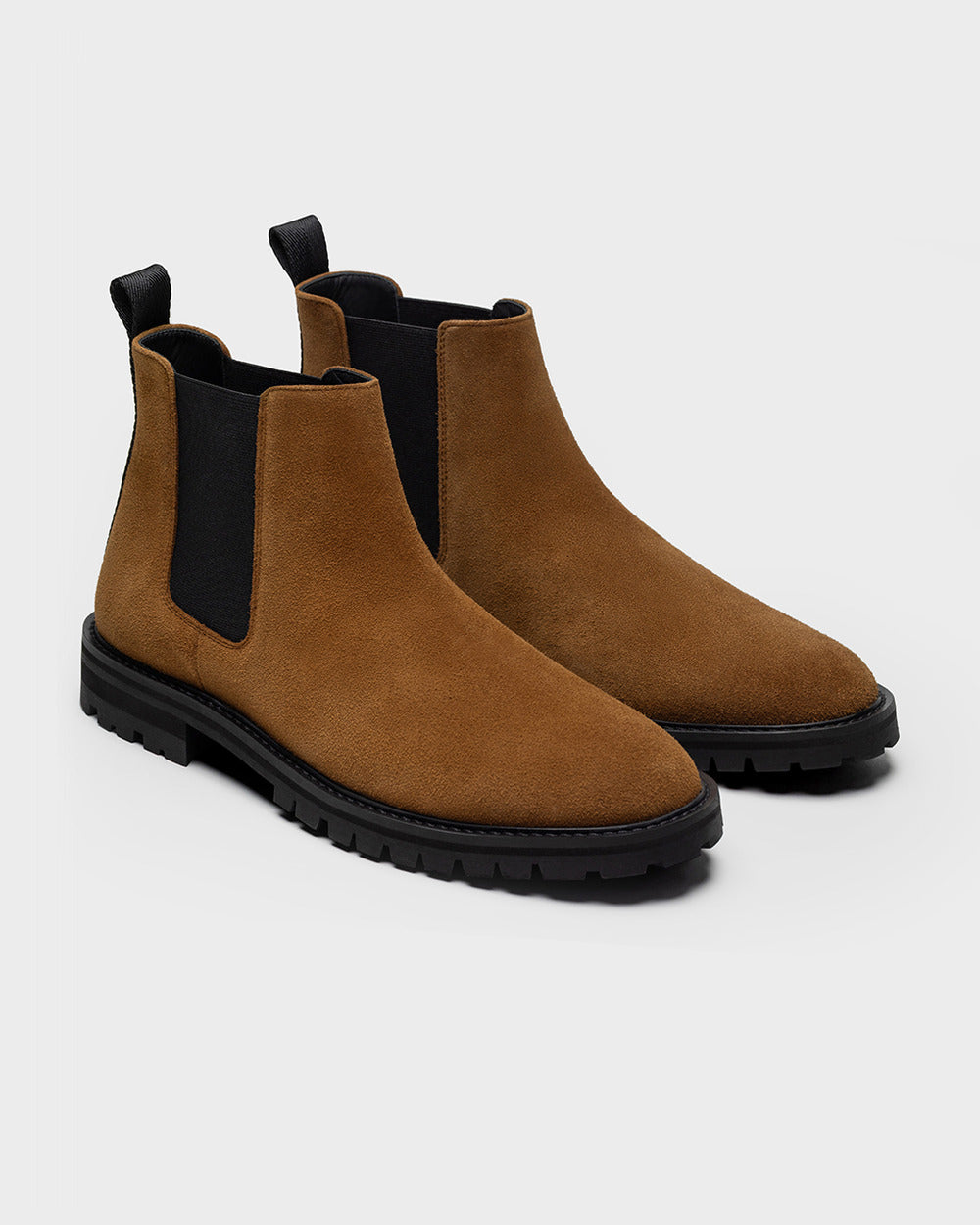 CB 01 Rugged Suede Cognac – Chelsea boots in brown suede, photo 8