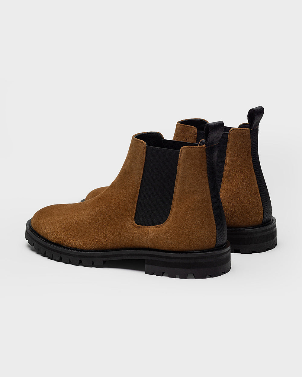CB 01 Rugged Suede Cognac – Chelsea boots in brown suede, photo 9