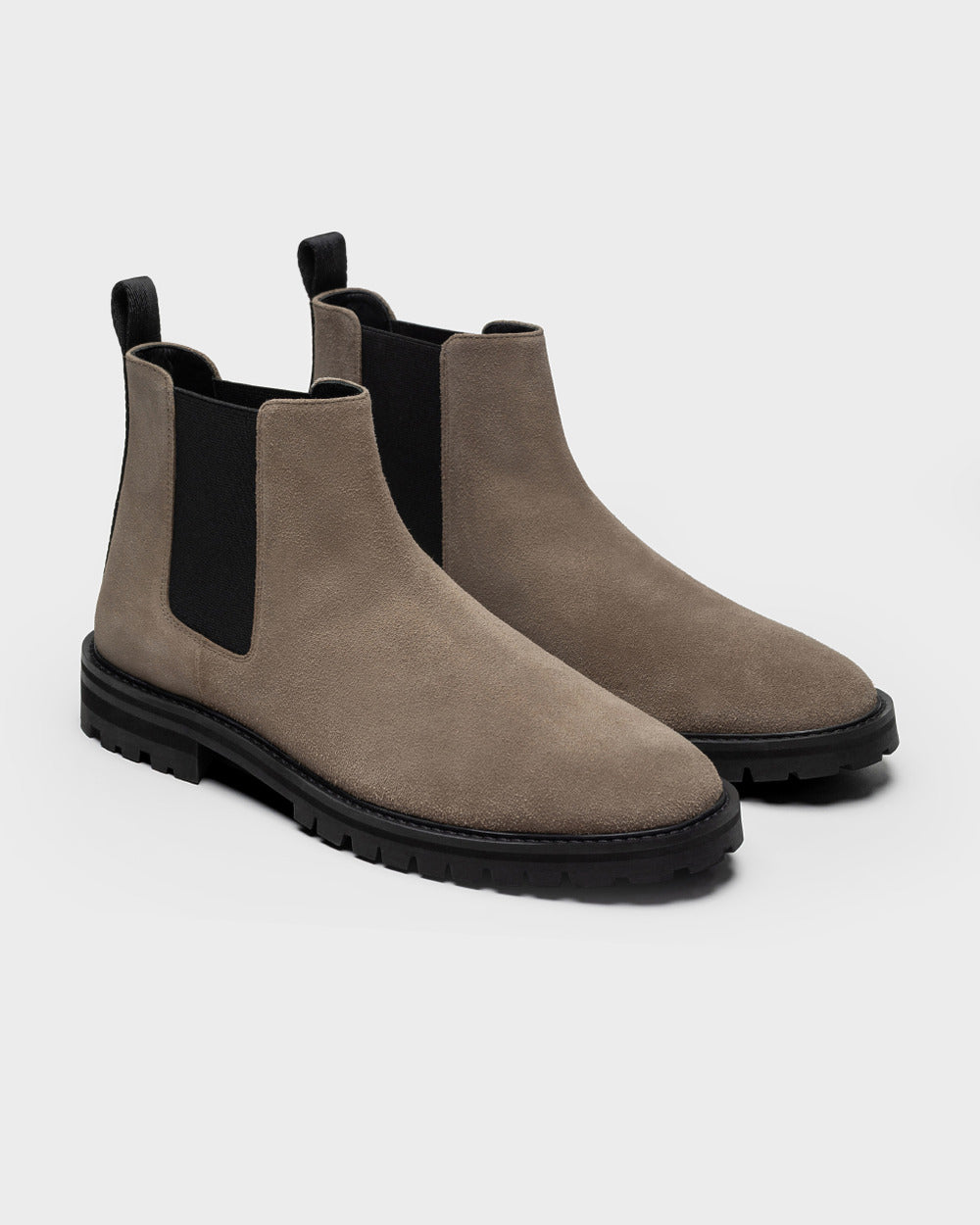CB 01 Rugged Suede Desert Taupe – Chelsea boots in taupe suede, photo 7