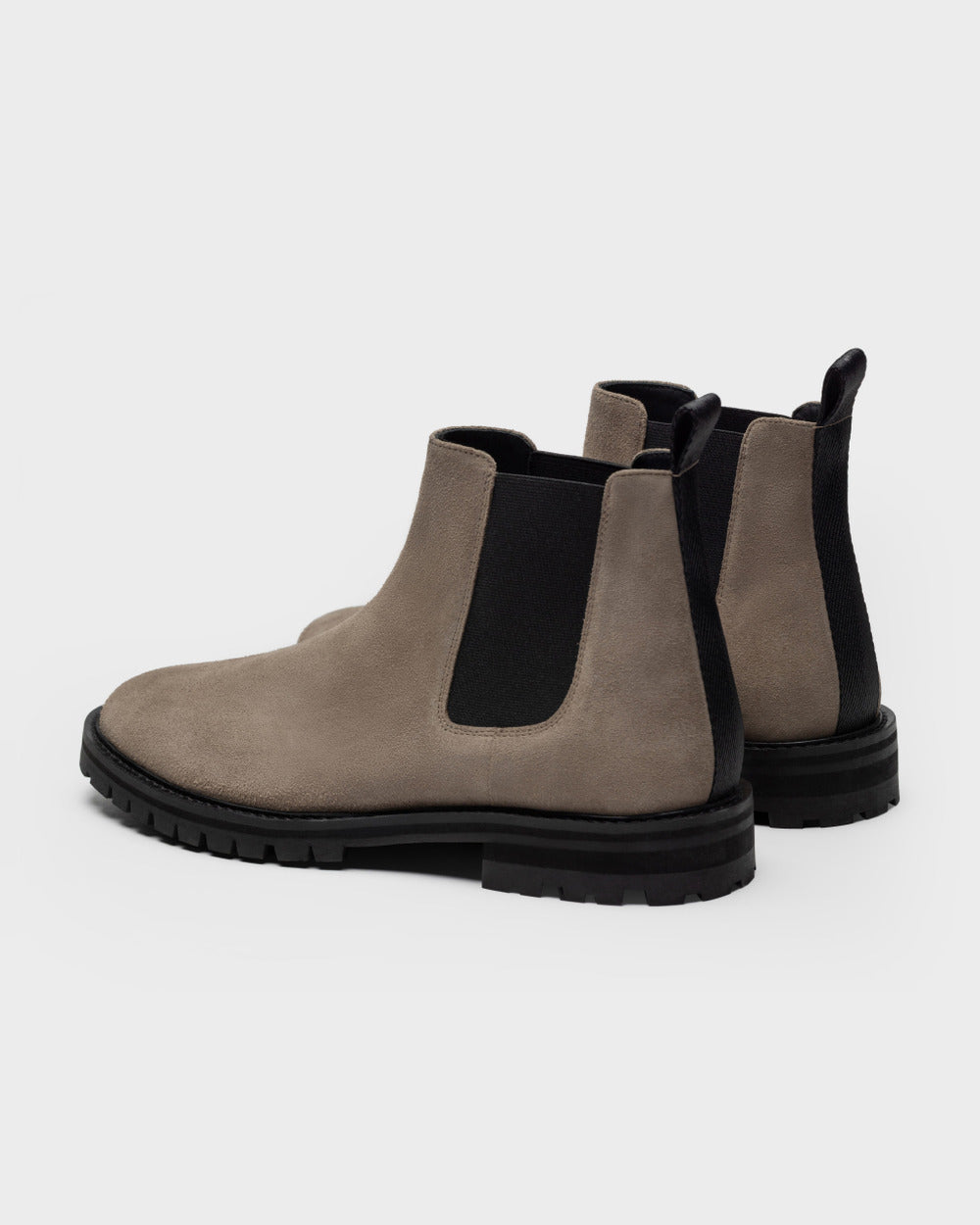 CB 01 Rugged Suede Desert Taupe – Chelsea boots in taupe suede, photo 8