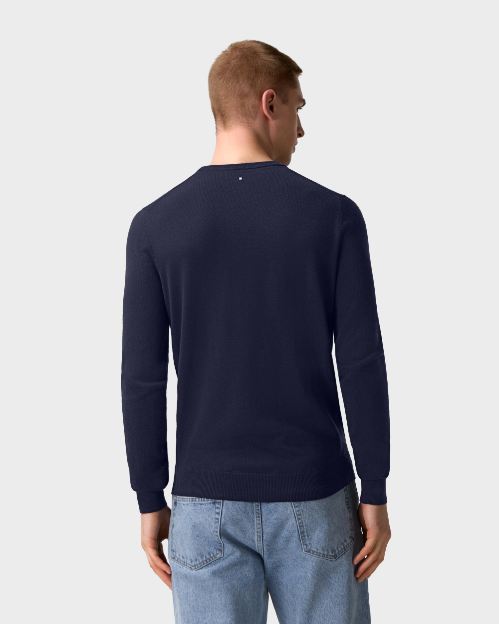 SW 04 Tailored Crewneck Blueberry