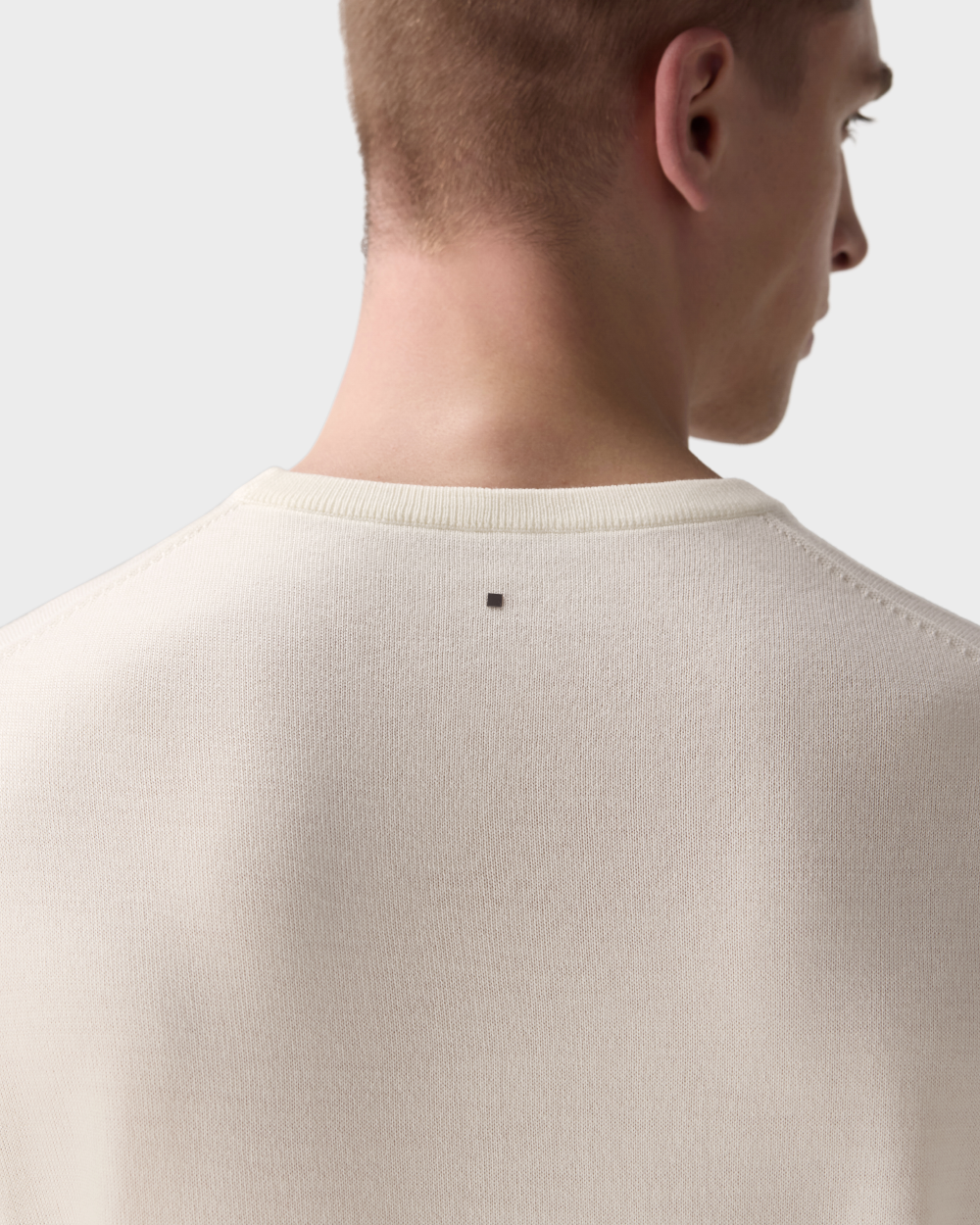 SW 04 Tailored Crewneck Off White
