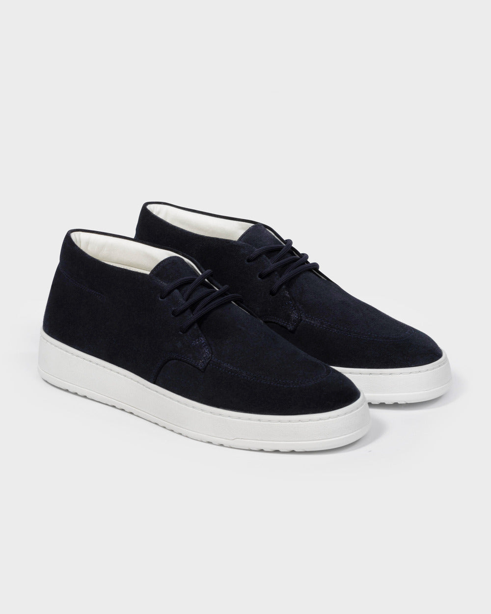 DB 01 Suede Blueberry – desert boots in blue suede, photo 5